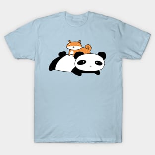 Shiba and Panda T-Shirt